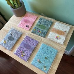 Colorful Button-Embellished Set For Scrapbooking