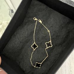 14k Golden Clef Women Bracelet New