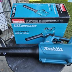 Makita XBU03Z 18V LXT® Lithium-Ion Brushless Cordless Blower, Tool Only - Open Box Item Never Used
