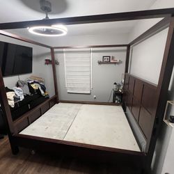 Queen Bed Frame Solid Wood