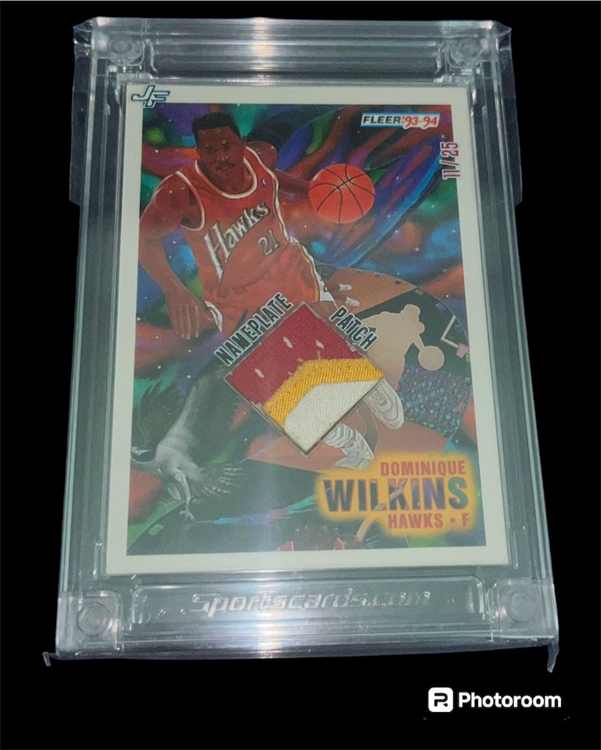 Dominique Wilkins Jersey Fusion Card 11/25
