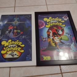 Wander Over Yonder Disney Promo Posters 2014 Signed by Craig McCracken