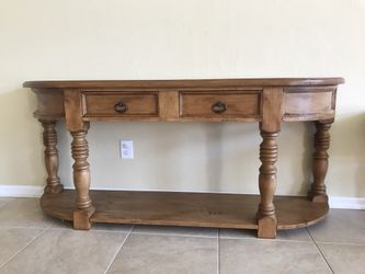 French country console table