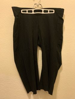 Black Pinstripe Dress Pants