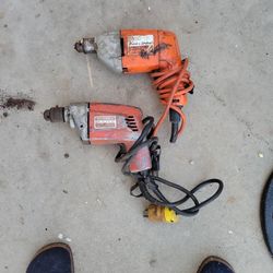Black & Decker and Skilcrest Electric Powered Drills/ Impact Drivers