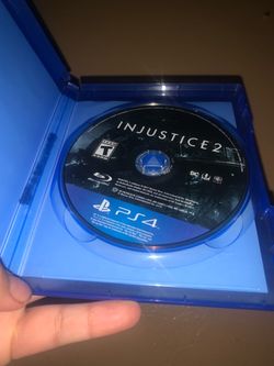 Opened PlayStation 4 And 5 Injustice 2 PS4 PS5 Video Game DC Comics