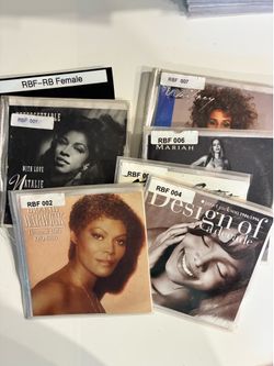 R&B Female Legends CD Collection – Whitney Houston, Mariah Carey, Janet Jackson, Dionne Warwick & More (15 CDs)