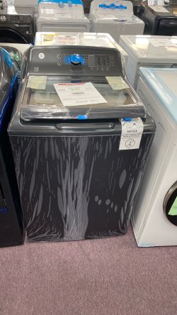GE High Efficiency Agitator Large (4.5-cu ft ) Top-Load Washer (Diamond Gray)