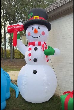 10.3FT Tall Snowman Christmas Inflatable