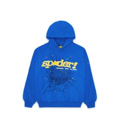 Sp5der hoodie TC blue