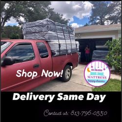 King Size Mattress 14” Inches Pillow Top Of High Quality Also Available in Twin-Full-Queen and Cali-King Same Day Delivery