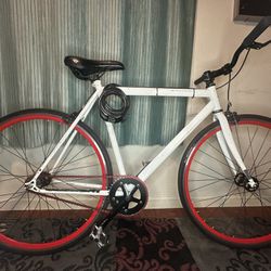 fixed-gear Bike And A mountain bike