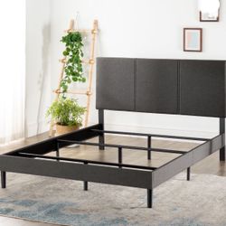45" Upholstered Bed Frame, King, New in Box