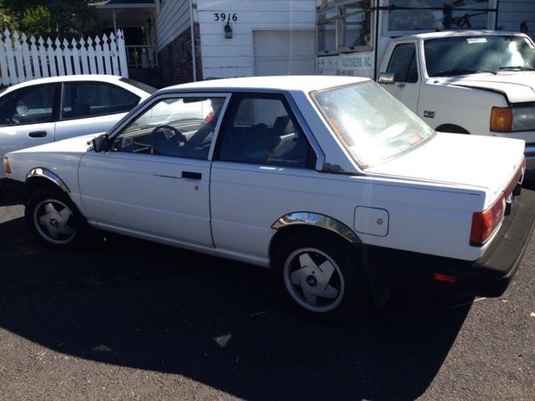 1989 Nissan Sentra 167k 2 Door 4 Speed White 30 Mpg For Sale In