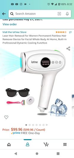 NIB Let Me Laser Hair Removal