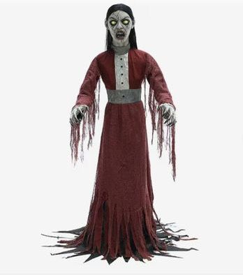 Haunted Living 5-ft Pneumatic Ghostly Woman Halloween Animatronic