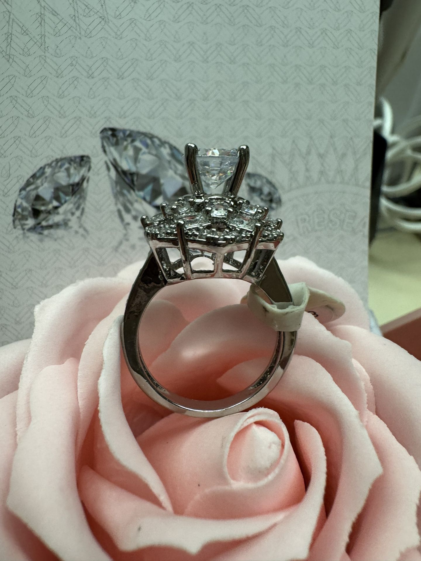 Moissanite Ring 3 Carat “8”