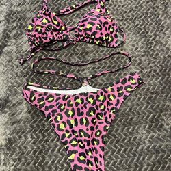 Leopard Pink Bikini