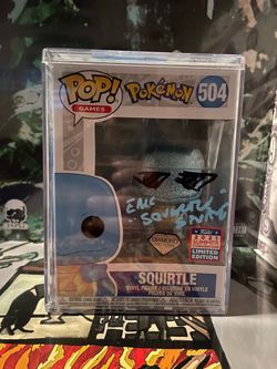Squirtle Funko Pop - Eric Stuart Autograph