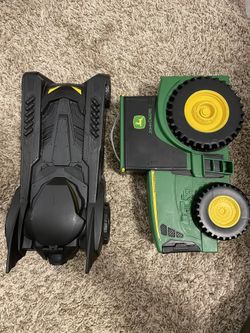John Deere Truck And Batman Car Toy 