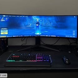 LG 45 Inch Curved Gaming Monitor QHD HDR 200HZ, UltraWide Display AMD FreeSync Premium Pro VESA Display !
