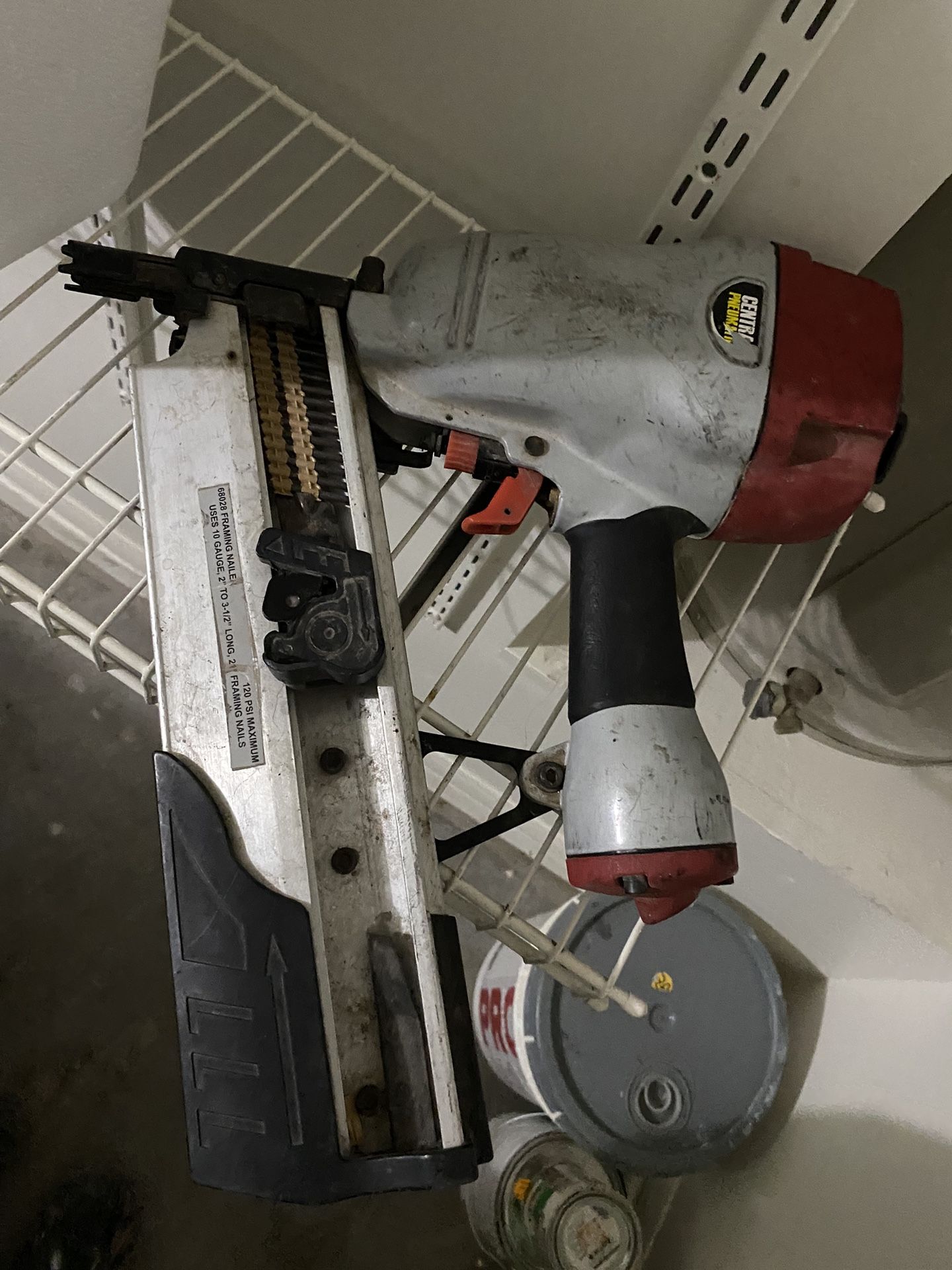 Central Pneumatic Nail Gun, Throw Offer