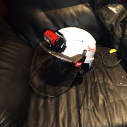 Milwaukee BOLT Helmet w/ Faceguard & Headlamp