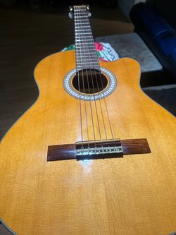 rivera classic guitar with case