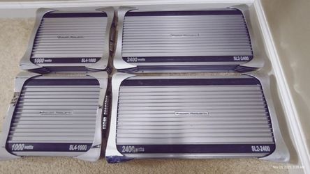 4~POWER ACOUSTIK AMPS