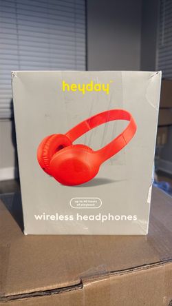Heyday Wireless Headphones orange