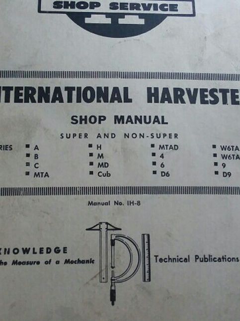 International Harvest Manual Shop