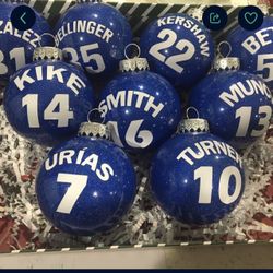 Customized Ornaments To Any Theme Dodgers Lakers Grinch 