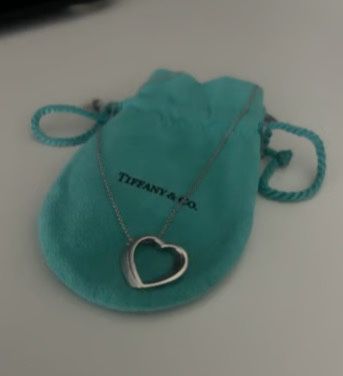 Tiffany Heart Pendant Necklace - Vintage