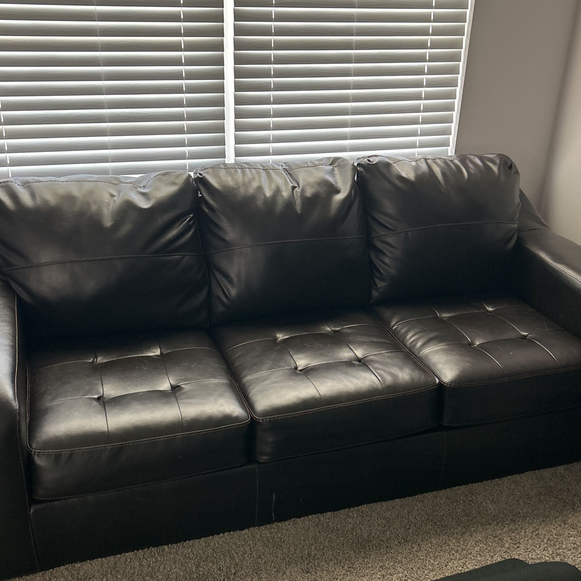 Couch faux leather