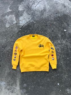 Stussy x Sesame Street Yellow Crewneck Sweatshirt