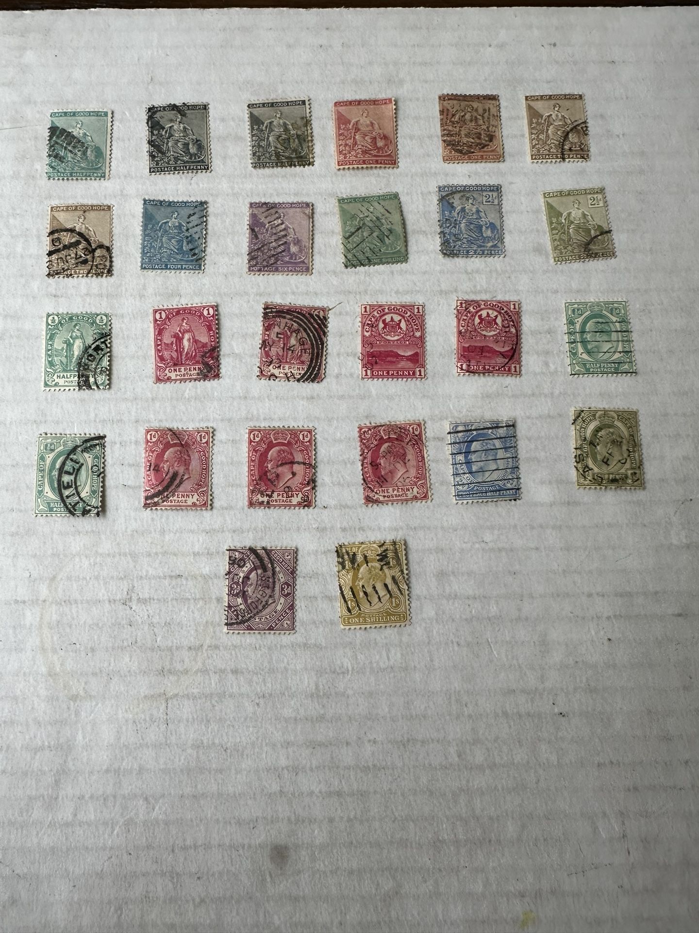 Cape Of Good Hope Collection Of 26 Stamps Used
