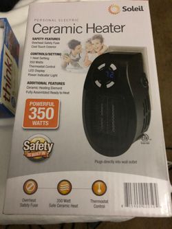 Soleil Ceramic Heater 350 Watts