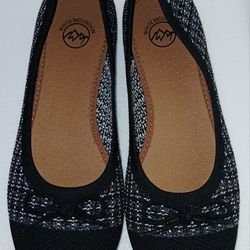 White Mountain Women's Sashay Woven Knit Ballet Flats Size 10  