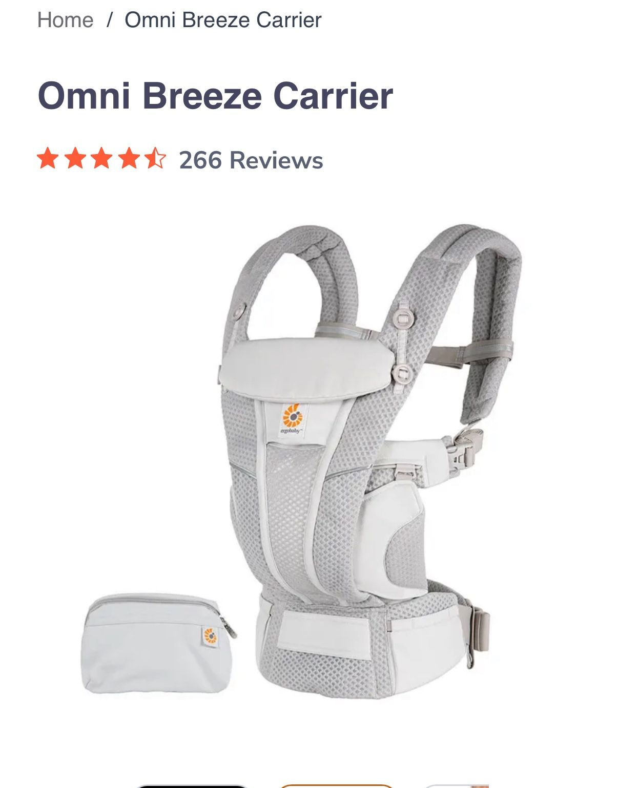 Ergo Baby Omni Breeze Carrier
