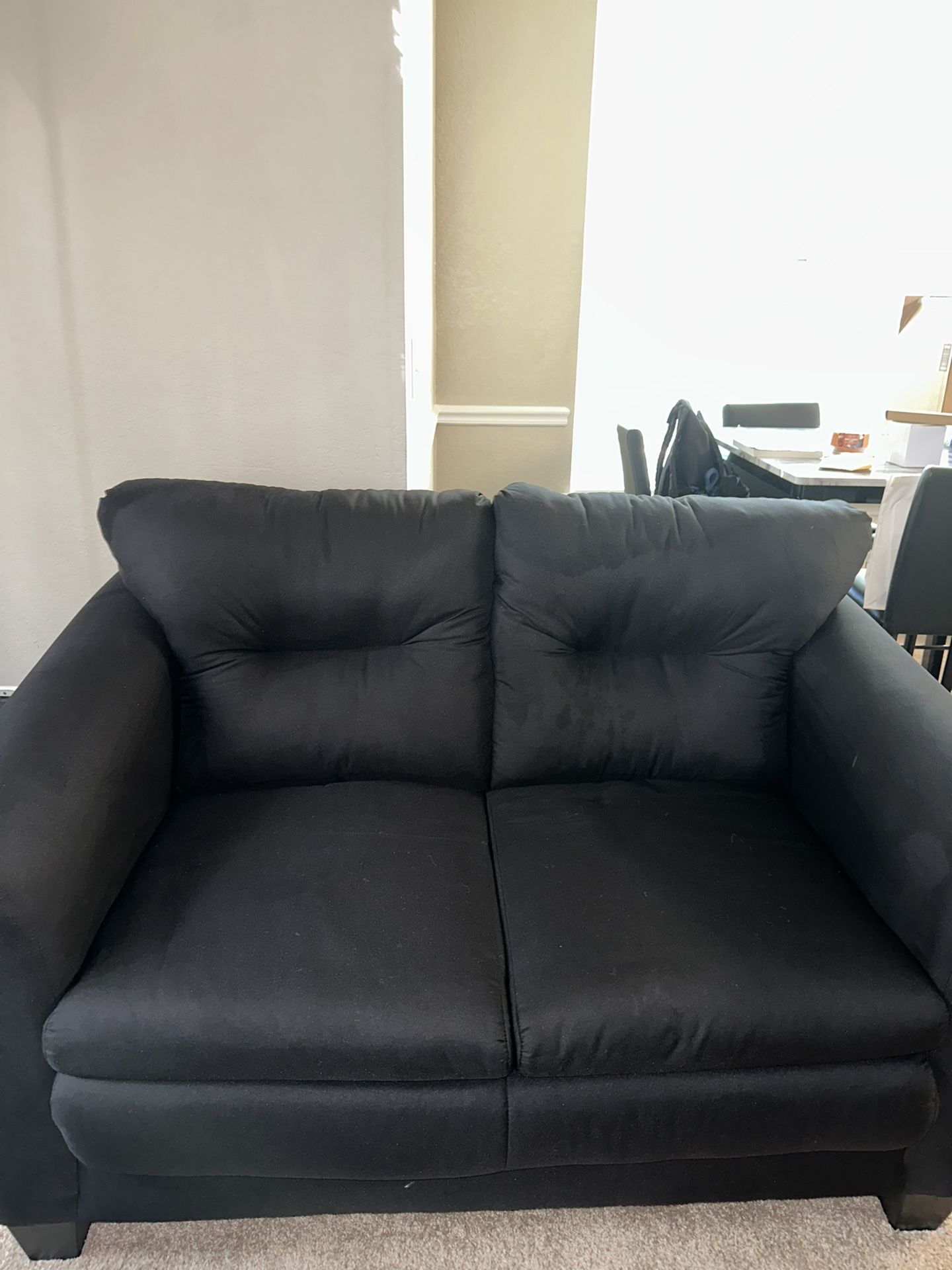 Two Black Couches
