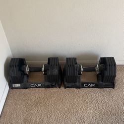 CAP Barbell Adjustabell Dumbbell Pair Of 50 Pounds 