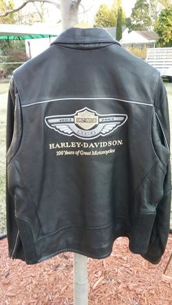 100 yr. Anniversary L. Harley jacket, never wore in as new conn.