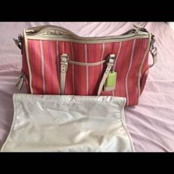 Coach Diaper Bag With Changing Pad
