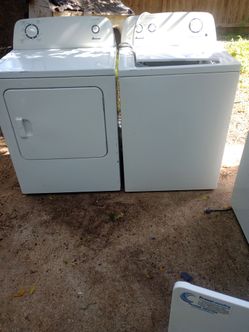 Amana washer and dryer set