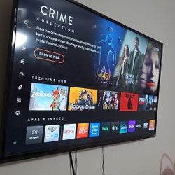 Led 43 In TV With Wall Mount 