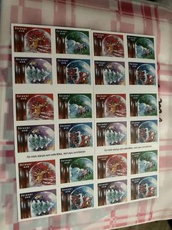 Holiday christmas stamps