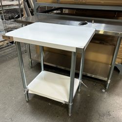 New Stainless Steel Prep Tables Work Benches Industrial Grade NSF
