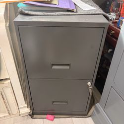 Metal file cabinet