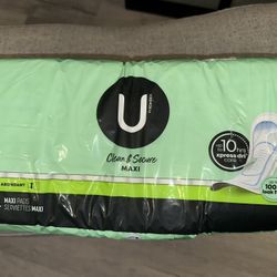 Kotex Long Super Maxi Pads, 44 pads. Heavy 