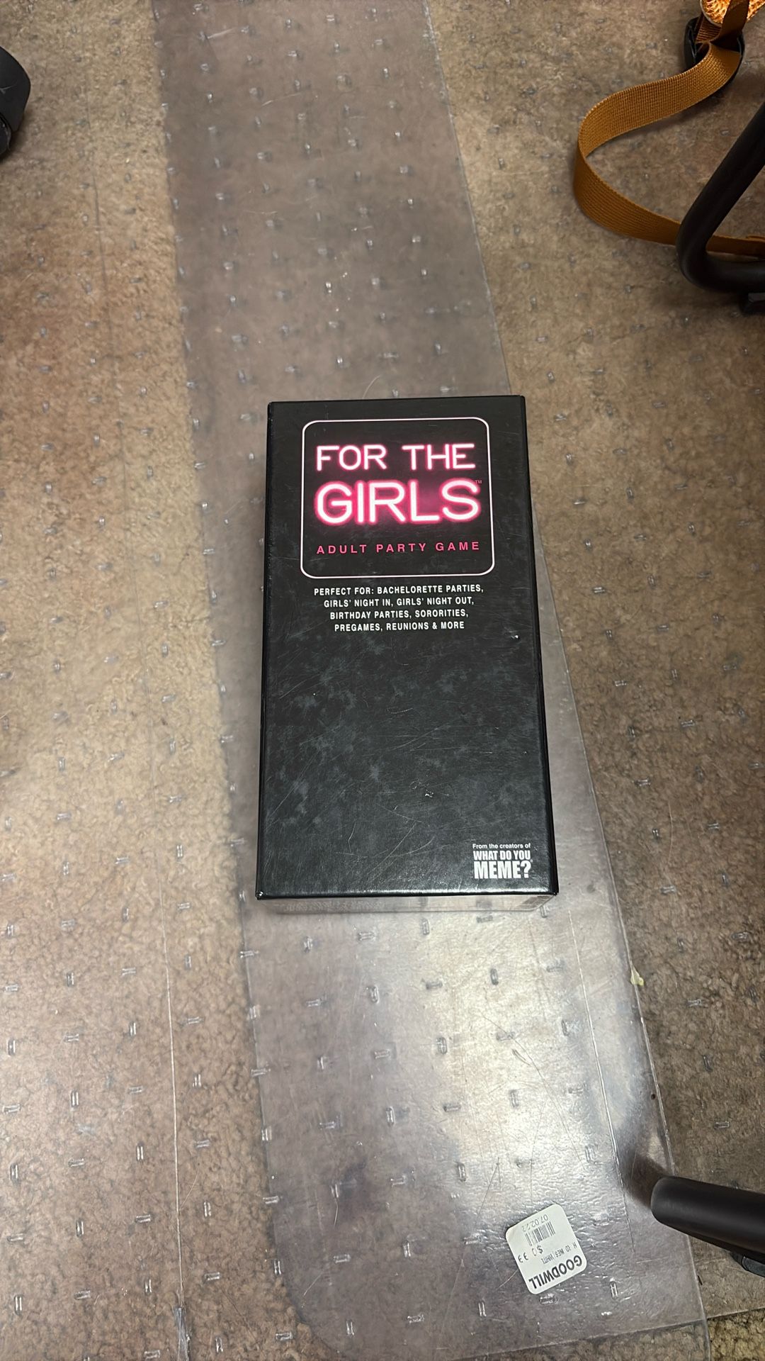 for the girls party game